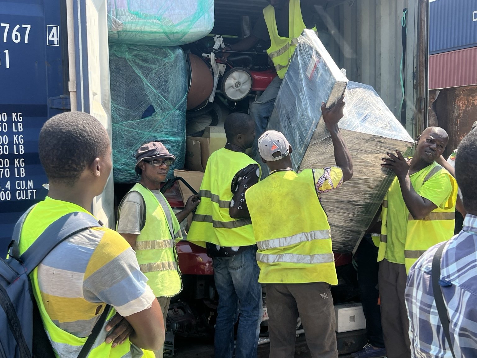 Container loading operation